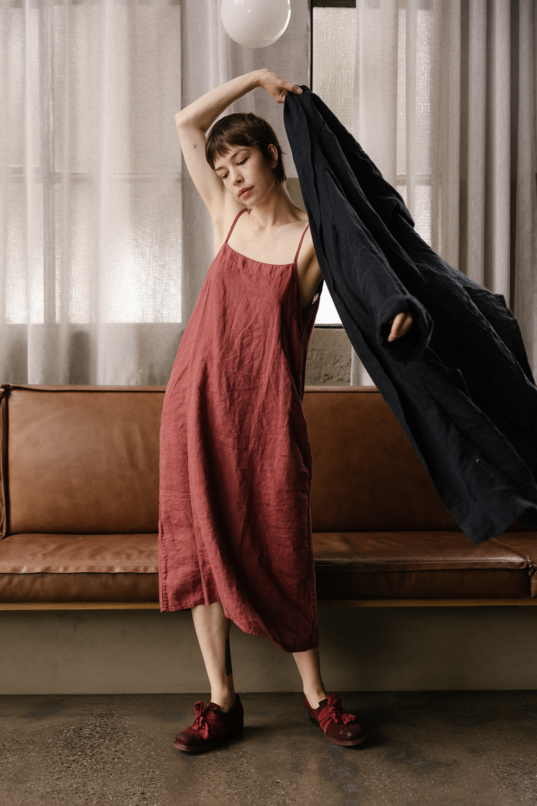 Laila Dress - Mid Weight Linen