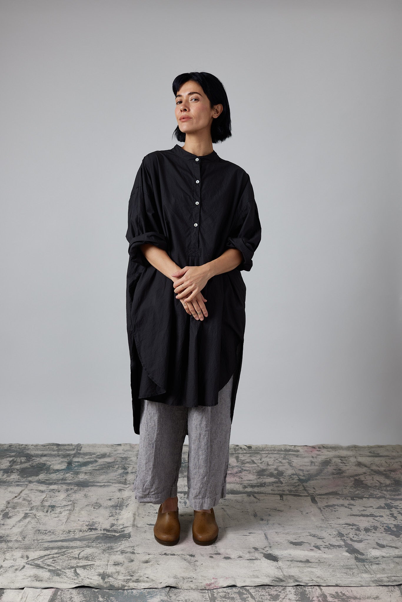Perry French Longline Cotton Tunic