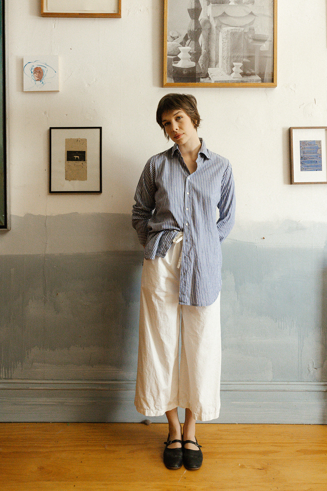 Iris Classic Shirt - Cotton Stripes