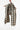 Scarf - Black & Natural Tartan Check Linen